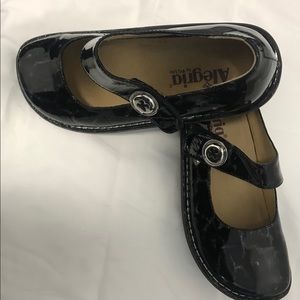 Alegria Patent Leather Mary Jane Shoes